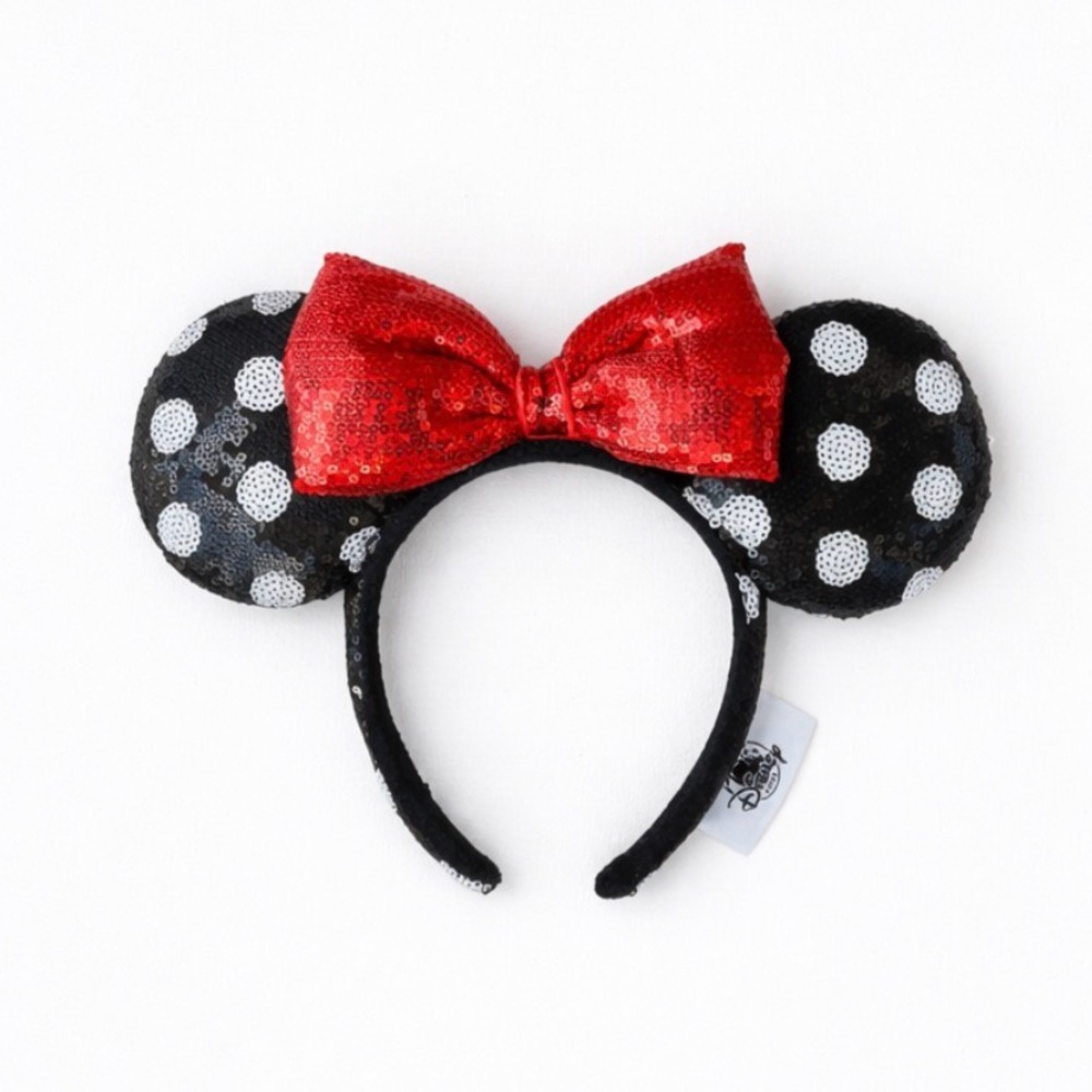 Sequined Minnie Mouse Ears